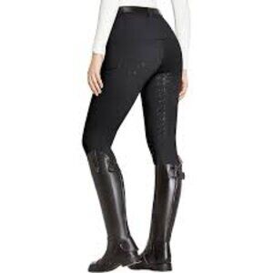 Aubrion Porter Women's 12 Riding Tights Horseback Side Pocket Stable Pants
